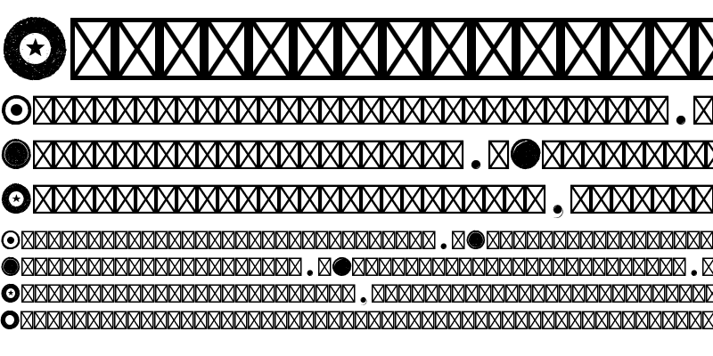 Sample of Dauber Hand Numerals