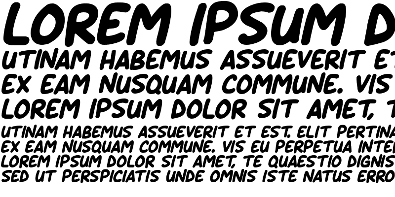 Sample of Daydreamers Italic