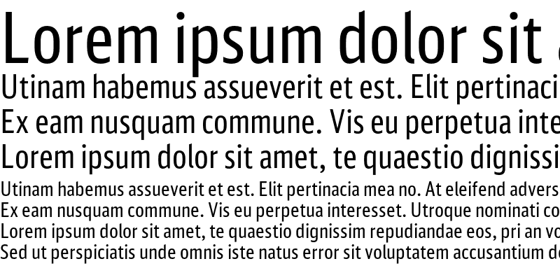 Sample of DB Sans Comp Altern Regular
