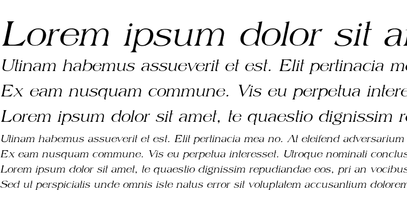 Sample of DC-Palamongkol Italic