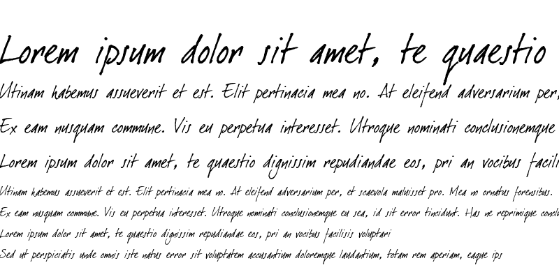 Sample of DearJoe Italic