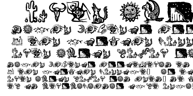 Sample of Death Valley Dingbats