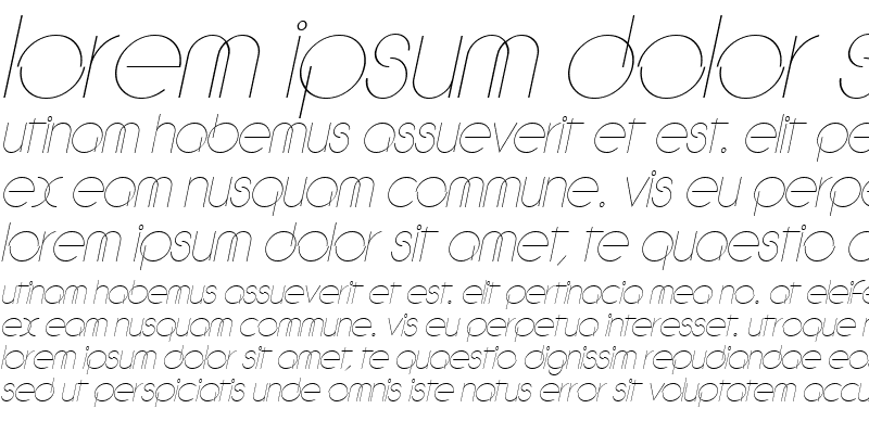 Sample of DebevicCircular Italic