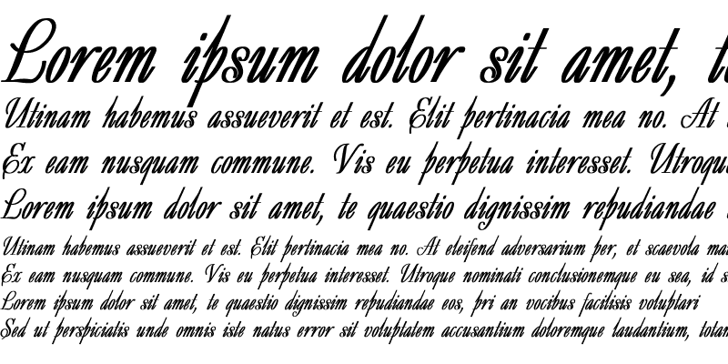Sample of Decor Condensed Bold Italic