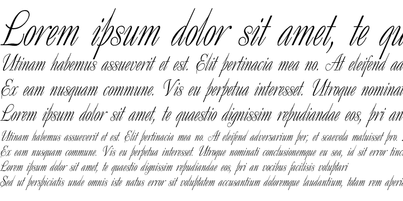Sample of Decor Condensed Italic