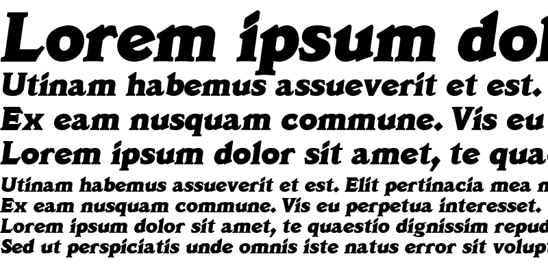 Sample of Decus SSi Italic