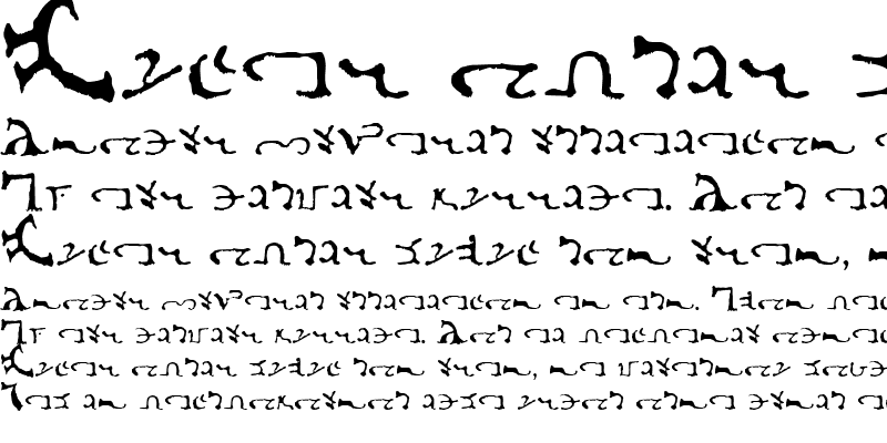 Sample of DEEnochian DEEnochScript