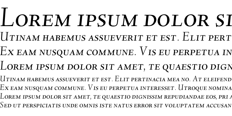 Sample of Deepdene H-SC- Italic