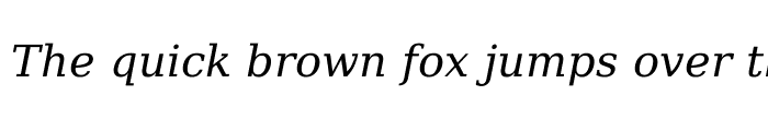 Preview of DejaVu Serif Italic
