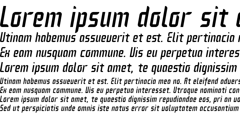 Sample of Delay Italic
