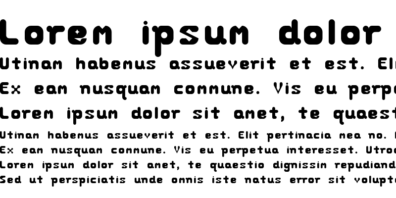 Sample of Delfonti Regular