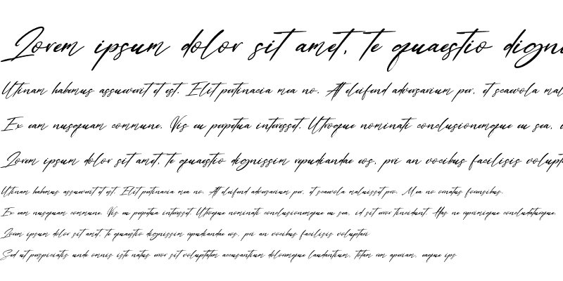 Sample of Dellicious Italic