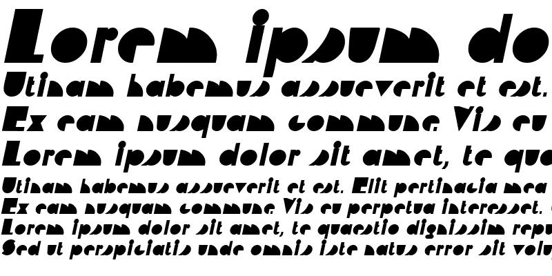 Sample of DeltaSSK Italic
