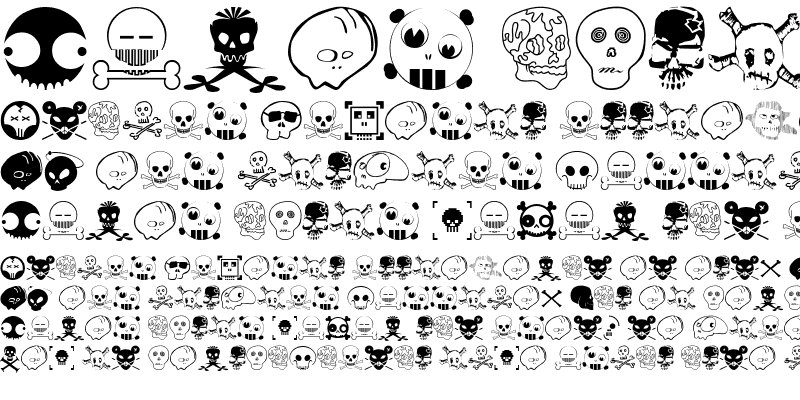 Sample of DesignersSkulls