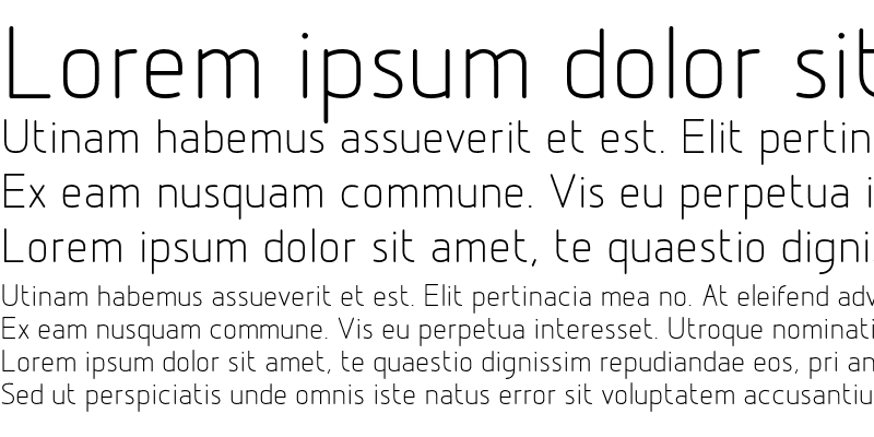 Sample of Designio Regular