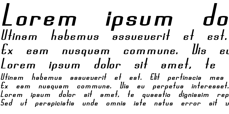 Sample of Devon-Extended Bold Italic