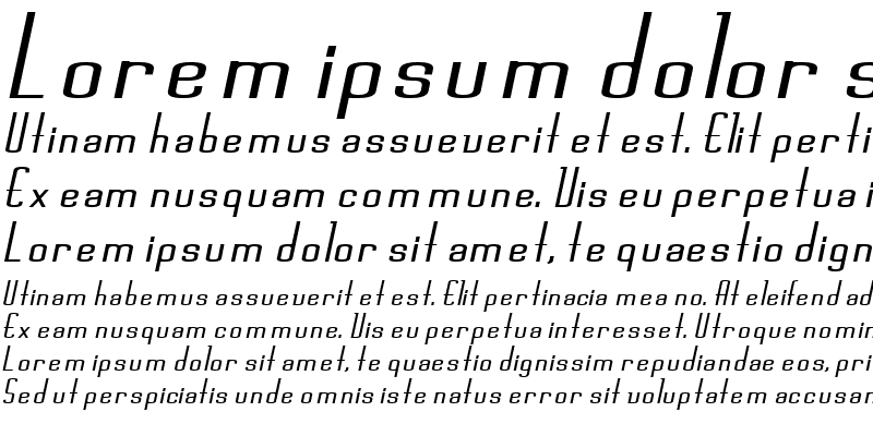 Sample of Devon-Extended Italic