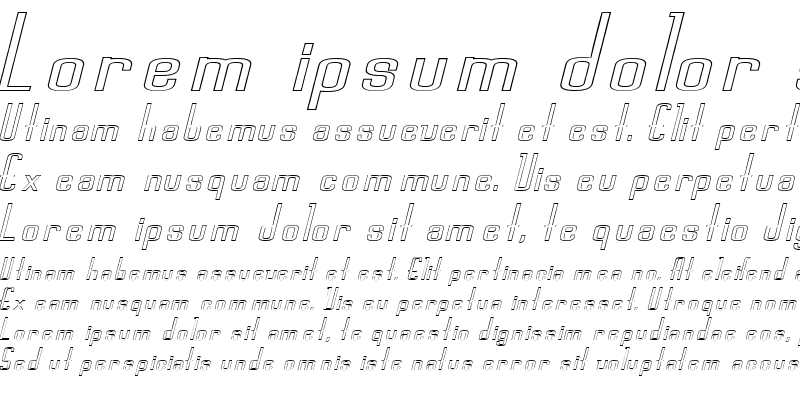 Sample of Devon-Hollow-Extended Italic