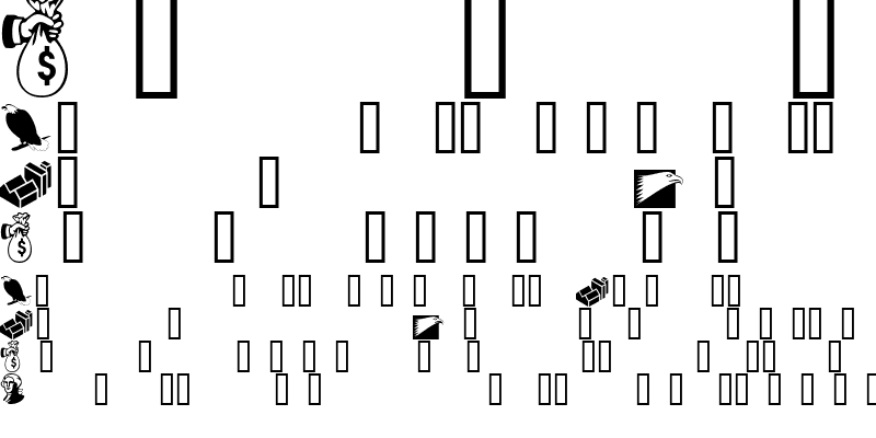 Sample of DexisDingbatsSevenSSi