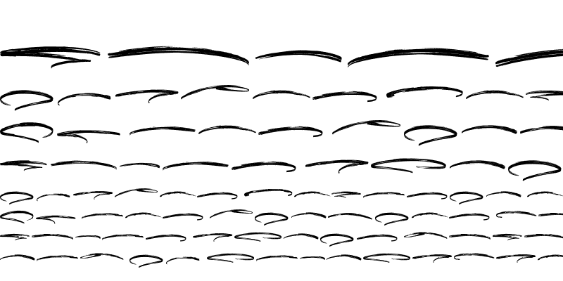 Sample of Dexotick Underlines