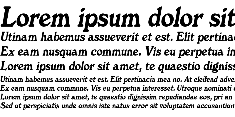 Sample of Dictionary-Condensed Italic