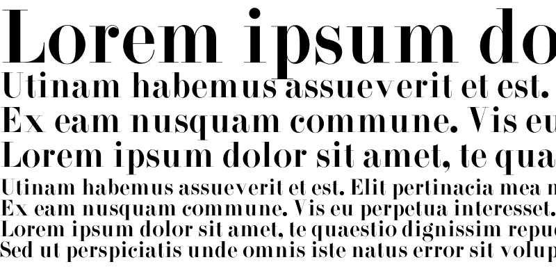 Sample of Didi Font