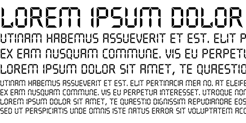 Sample of Digistyle Unicode
