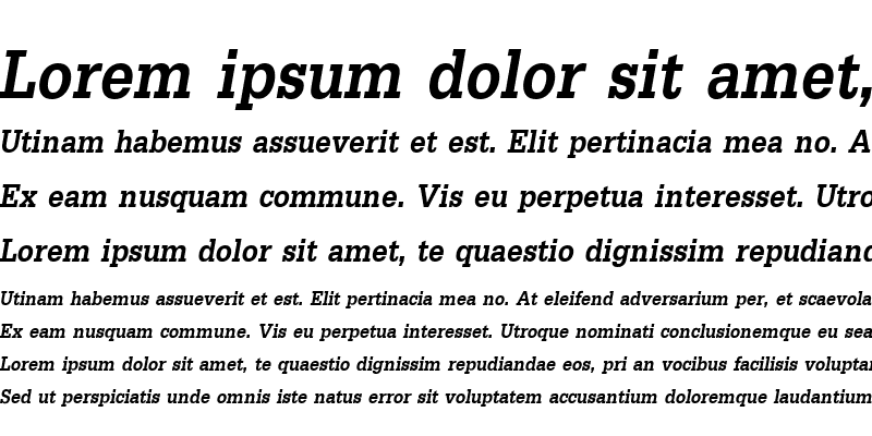 Sample of DilleniaUPC Bold Italic