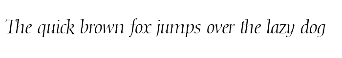 Preview of Dioscur RegularItalic