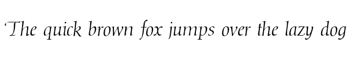 Preview of DioscurSwash RegularItalic