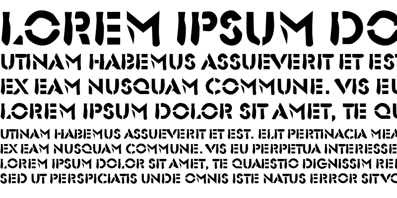 Sample of Dirty26 Bold