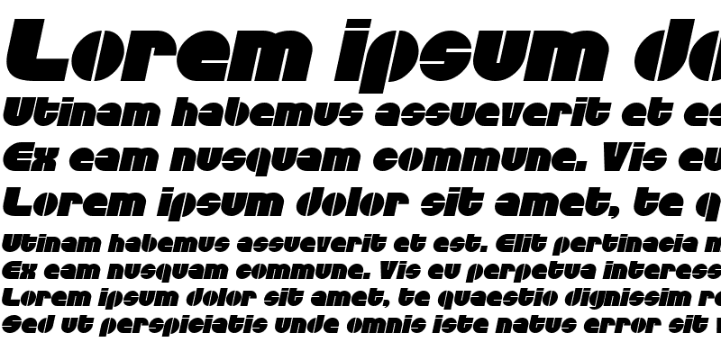 Sample of Discotheque Italic