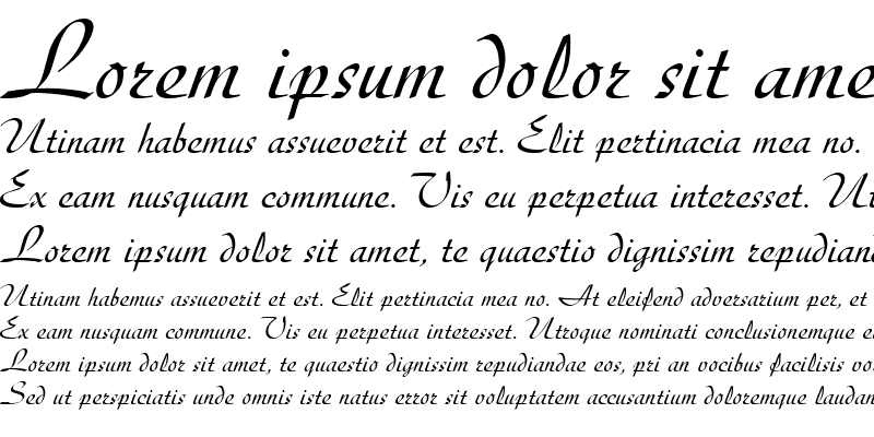 Sample of Diskus RomanItalic