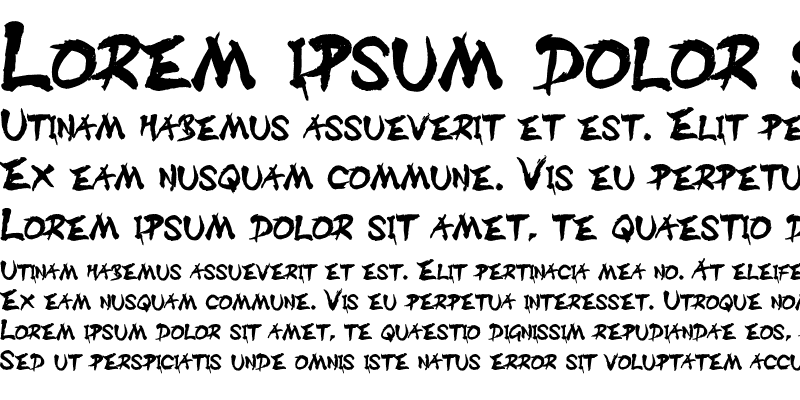 Sample of DIST Inking Bold