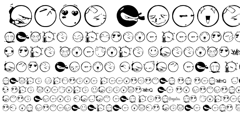 Sample of DIST Yolks Emoticons