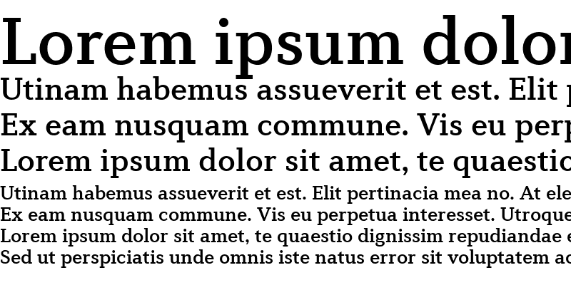 Sample of Diverda Serif Com Medium