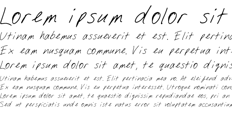 Sample of DJsSlantSerif