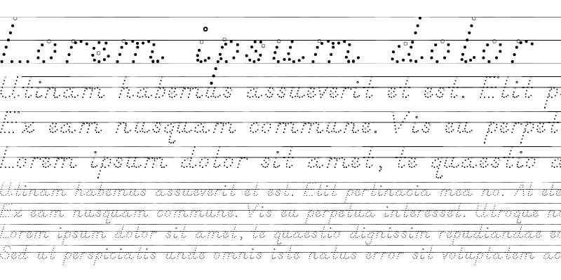 Sample of DN Manuscript Dots Rules