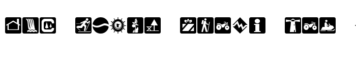 Preview of DNR Recreation Symbols Regular