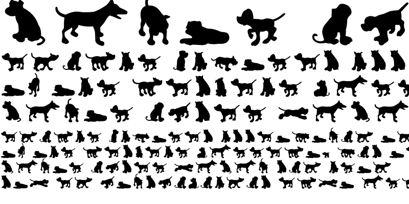 Sample of Dog30 Silhouette