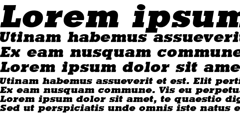 Sample of DolmenDisplaySSK Italic