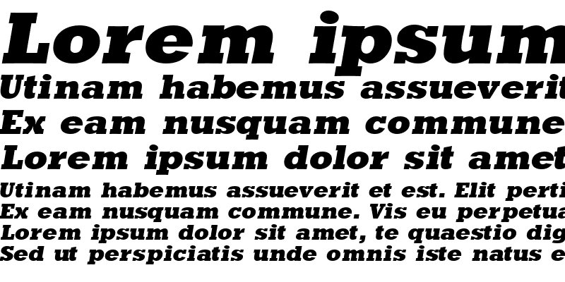 Sample of DolmenSSK Italic