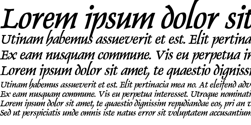 Sample of Dolphin Bold Italic