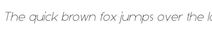 Preview of Dominik Thin Italic