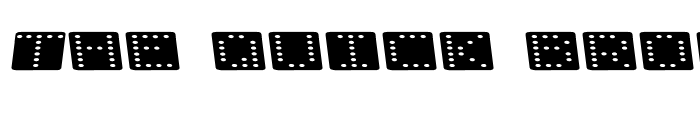 Preview of Domino flad kursiv Regular