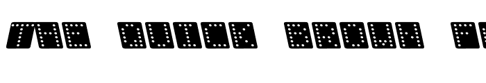 Preview of Domino square kursiv Regular