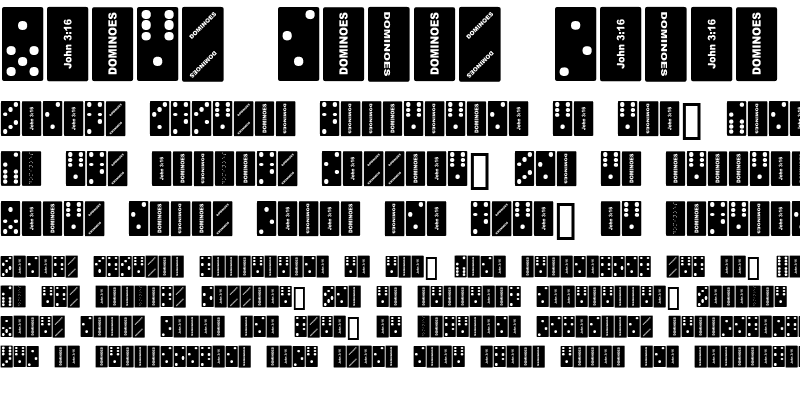 Sample of Dominoes Regular
