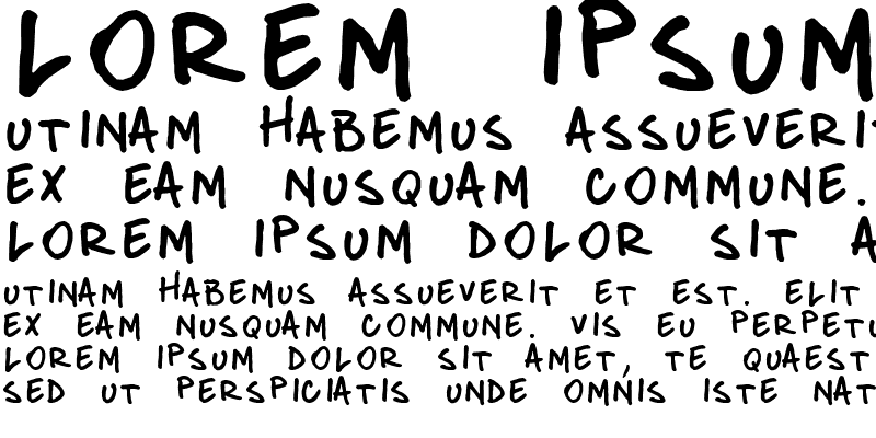 Sample of donanfer_font