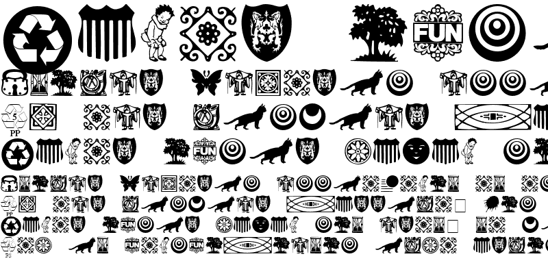 Sample of Doodle Dingbats Two SSi