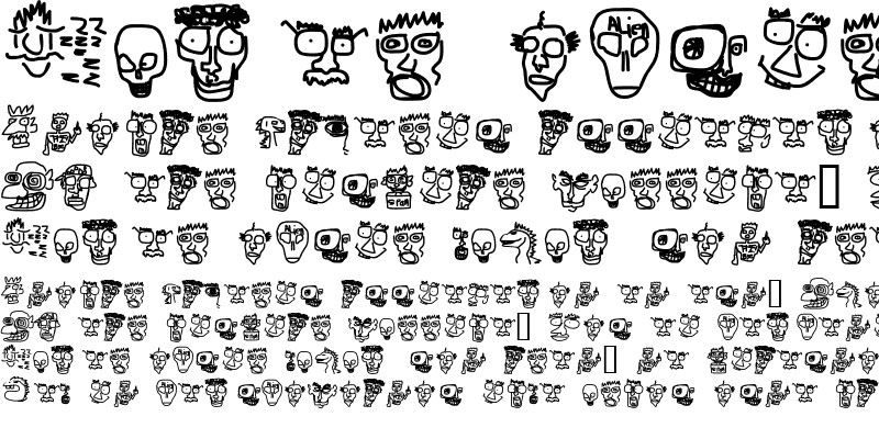 Sample of Doodle Dudes of Doom